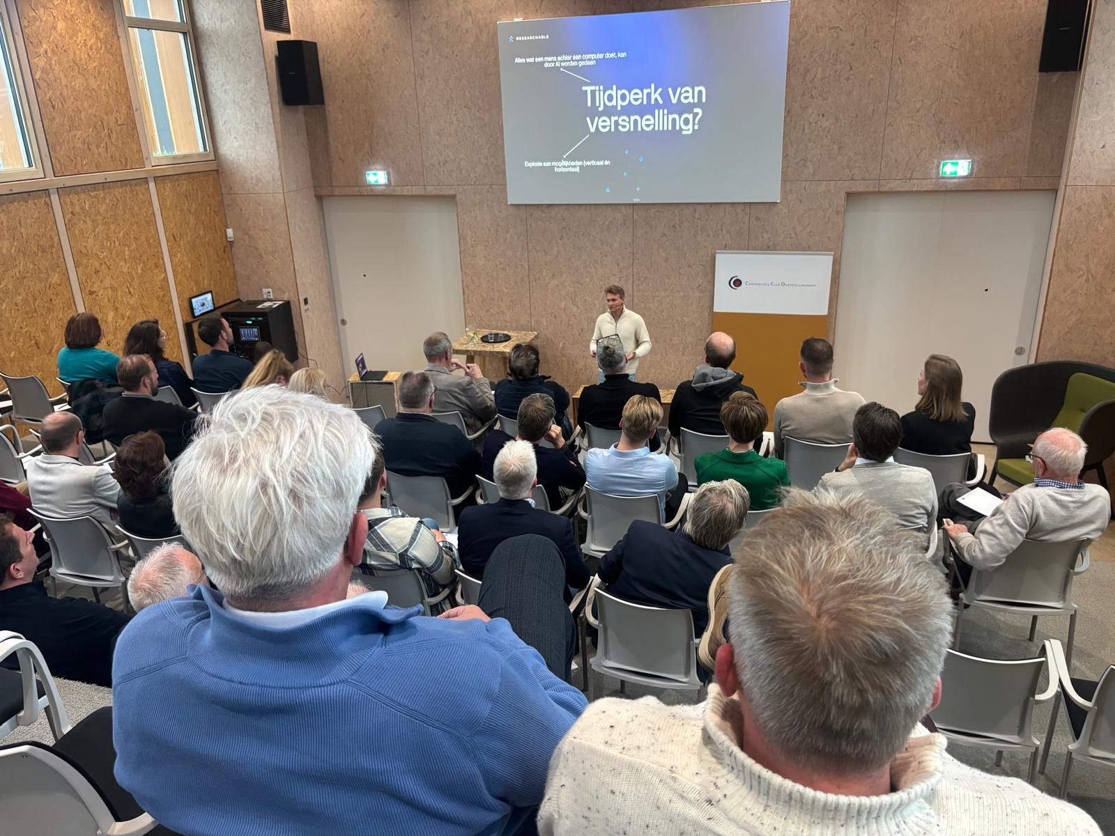 Interessante bijeenkomst "AI voor ondernemers - slimmer werken in een tijdperk van versnelling"